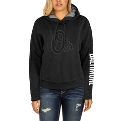 Baltimore Orioles New Era Women's City Connect Pullover Hoodie - Black - New Era Discount