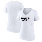 Miami Heat Women's Core Hometown Launch V-Neck T-Shirt White