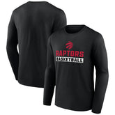 Toronto Raptors Let's Go Long Sleeve T-Shirt Black