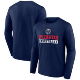Washington Wizards Let's Go Long Sleeve T-Shirt Navy