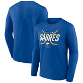 Buffalo Sabres Covert Logo Long Sleeve T-Shirt - Royal - NHL 5059501
