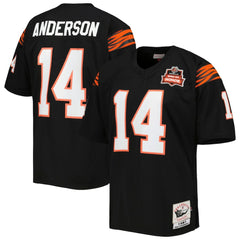 Mitchell & Ness Ken Anderson Cincinnati Bengals 1981 Authentic Throwback Retired Player Jersey Black