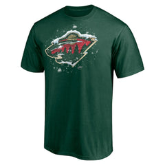 Minnesota Wild Snow Logo T-Shirt - Green - NHL 5059984
