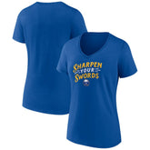 Buffalo Sabres Women's Active Edge V-Neck T-Shirt - Royal - NHL 5060058