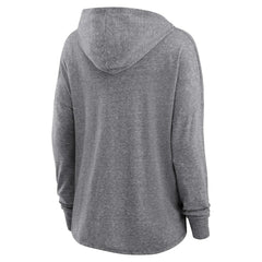 Fanatics Las Vegas Raiders Women's Cozy Primary Pullover Hoodie Heather Gray