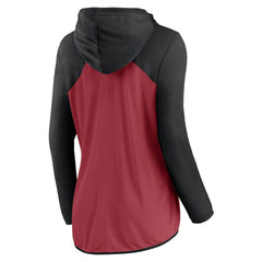 Fanatics Arizona Cardinals Women's Forever Fan Full-Zip Hoodie Cardinal/Black