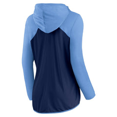 Fanatics Tennessee Titans Women's Forever Fan Full-Zip Hoodie Navy/Light Blue