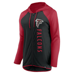 Fanatics Atlanta Falcons Women's Forever Fan Full-Zip Hoodie Black/Red