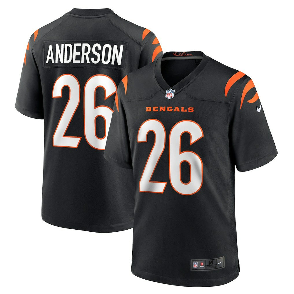 Nike Tycen Anderson Cincinnati Bengals Game Player Jersey Black