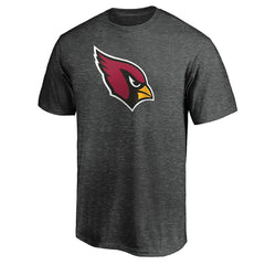 Fanatics Arizona Cardinals Primary Logo T-Shirt Heather Charcoal