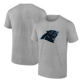 Fanatics Carolina Panthers Primary Logo T-Shirt Heather Gray