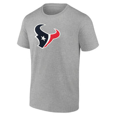 Fanatics Houston Texans Primary Logo T-Shirt Heather Gray