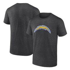 Fanatics Los Angeles Chargers Primary Logo T-Shirt Heather Charcoal