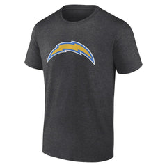 Fanatics Los Angeles Chargers Primary Logo T-Shirt Heather Charcoal