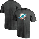 Fanatics Miami Dolphins Primary Logo T-Shirt Heather Charcoal