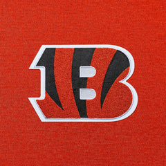 Cincinnati Bengals Antigua Victory Chenille Pullover Hoodie Orange