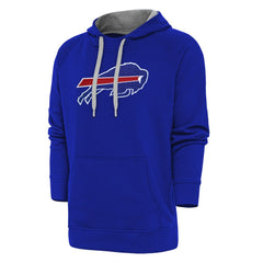 Buffalo Bills Antigua Victory Chenille Pullover Hoodie Royal