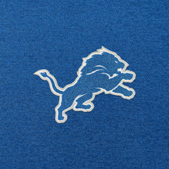 Detroit Lions Antigua Victory Chenille Pullover Hoodie Blue