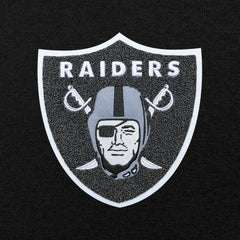 Las Vegas Raiders Antigua Victory Chenille Pullover Hoodie Black