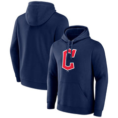 Cleveland Guardians Official Wordmark Pullover Hoodie - Navy - MLB on Sale