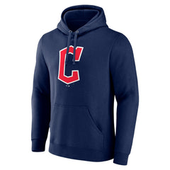 Cleveland Guardians Official Wordmark Pullover Hoodie - Navy - MLB on Sale