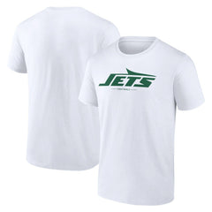 New York Jets Logo Team Lockup T-Shirt White