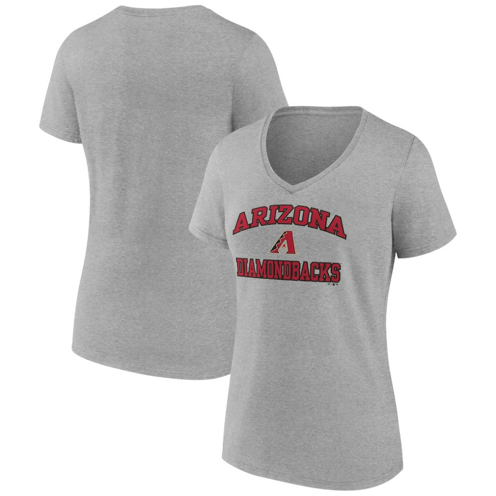 Arizona Diamondbacks Women's Heart and Soul V-Neck T-Shirt - Gray - MLB Online