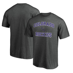 Colorado Rockies Heart & Soul T-Shirt - Charcoal - MLB Sale