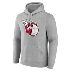 Cleveland Guardians Official Team Logo Pullover Hoodie - Gray - MLB on Sale