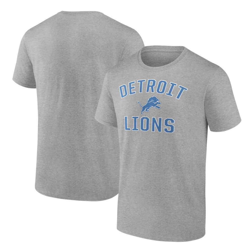 Fanatics Detroit Lions Victory Arch T-Shirt Heather Gray