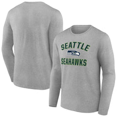 Seattle Seahawks Victory Arch Long Sleeve T-Shirt Gray