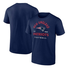 New England Patriots Vintage Arch T-Shirt Navy