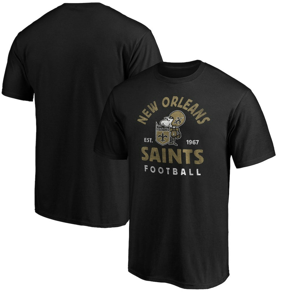 New Orleans Saints Vintage Arch T-Shirt Black