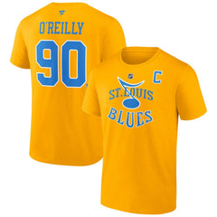Ryan O'Reilly St. Louis Blues Fanatics Special Edition 2.0 Name & Number T-Shirt - Yellow - NHL 5079481