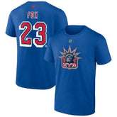 Adam Fox New York Rangers Fanatics Special Edition 2.0 Name & Number T-Shirt - Blue - NHL 5079531