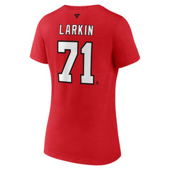 Dylan Larkin Detroit Red Wings Fanatics Women's Special Edition 2.0 Name & Number V-Neck T-Shirt - Red - NHL 5079630