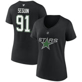 Tyler Seguin Dallas Stars Fanatics Women's Special Edition 2.0 Name & Number V-Neck T-Shirt - Black - NHL 5079661