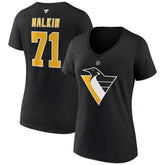 Evgeni Malkin Pittsburgh Penguins Fanatics Women's Special Edition 2.0 Name & Number V-Neck T-Shirt - Black - NHL 5079664