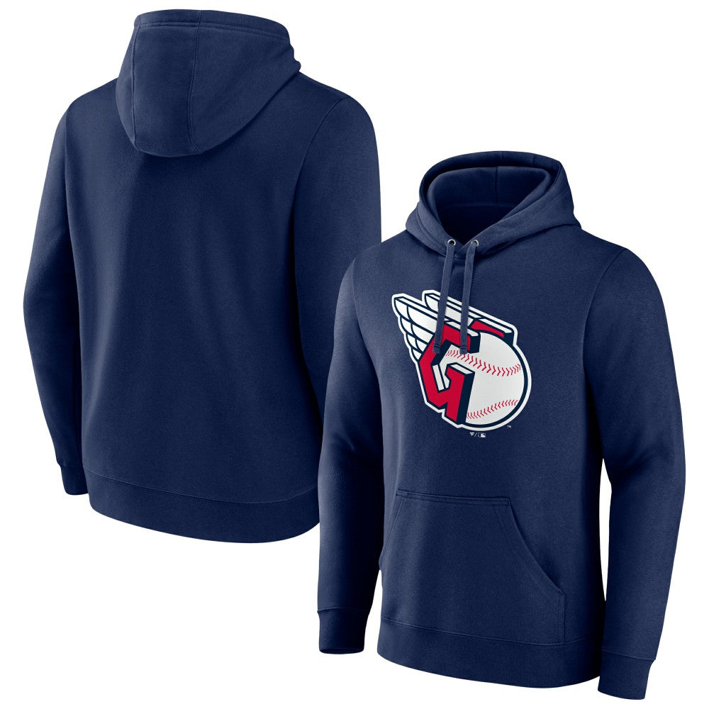 Cleveland Guardians Official Logo Pullover Hoodie - Navy - MLB Online