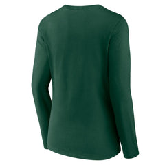 Athletics Women's Live For It Long Sleeve Long Sleeve V-Neck T-Shirt - Green - MLB Lifestyle