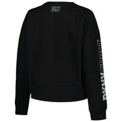 Chicago White Sox DKNY Sport Women's Lily V-Neck Pullover Sweatshirt - Black - MLB on Sale