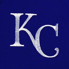 Kansas City Royals DKNY Sport Women's Lily V-Neck Pullover Sweatshirt - Royal - MLB on Sale
