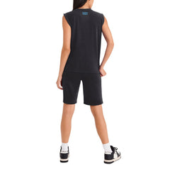 Miami Marlins DKNY Sport Women's Madison Tri-Blend Tank Top - Black - MLB Discount