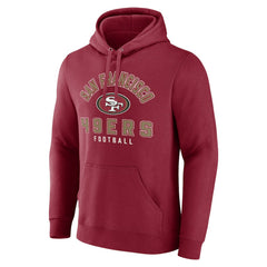Fanatics San Francisco 49ers Between the Pylons Pullover Hoodie Scarlet
