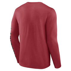 Fanatics Arizona Cardinals Helmet Platform Long Sleeve T-Shirt Cardinal