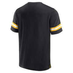 Fanatics Pittsburgh Steelers Jersey Tackle V-Neck T-Shirt Black