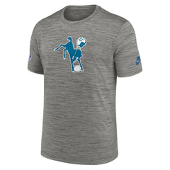 Nike Indianapolis Colts Indiana Nights Alternate Sideline Performance T-Shirt Heather Charcoal