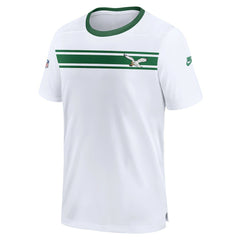 Nike Philadelphia Eagles Men's Sideline Coaches Alternate Performance T-Shirt White