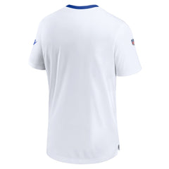 Nike Seattle Seahawks Throwback Sideline Coaches Performance T-Shirt White