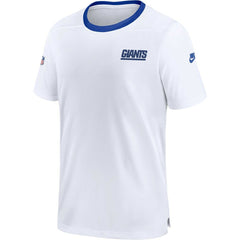 Nike New York Giants Men's Sideline Coaches Alternate Performance T-Shirt White